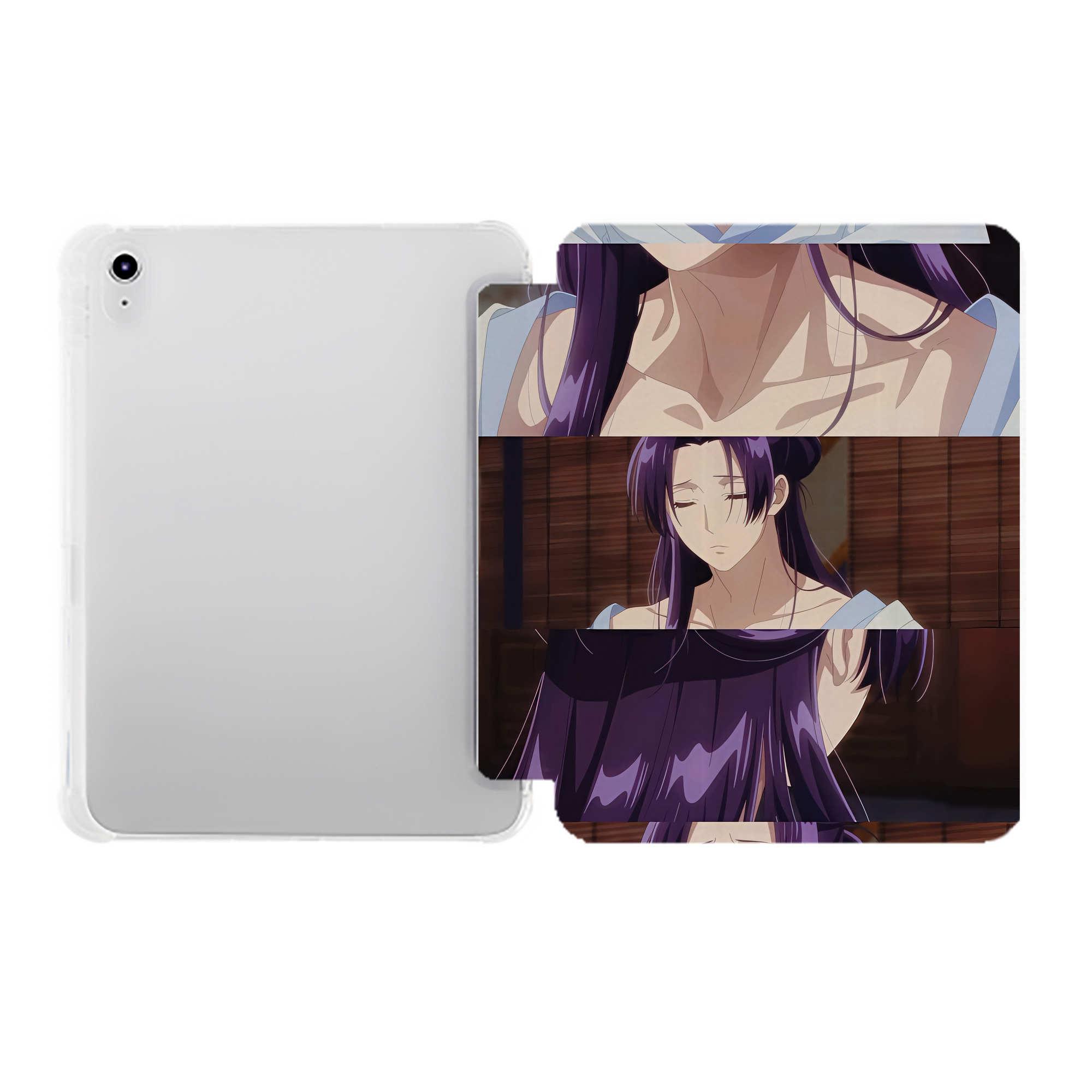 （画像用） 薬屋のひとりごと The Apothecary Diaries IPad ケース ペン収納付き 三つ折りスタンド PUレザー×シリコン 対応機種9.5/10.5/10.9インチ